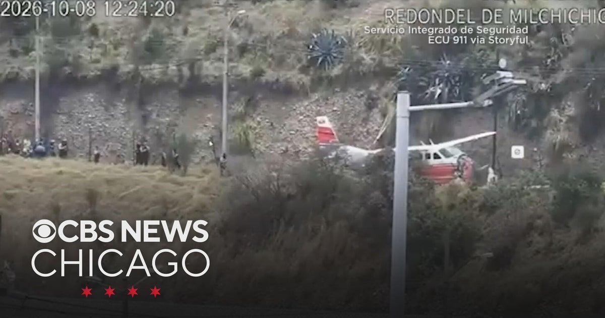 Plane plunges down embankment after overshooting runway in Ecuador ...