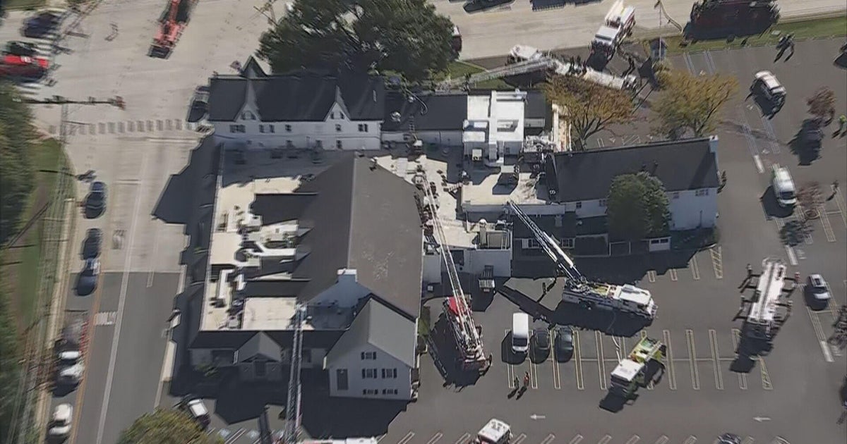 Firefighters on scene of reported fire at William Penn Inn in Montgomery County, Pennsylvania