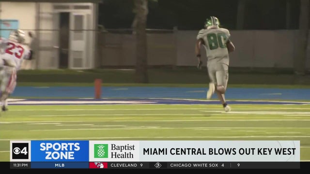 Miami Central beats out Key West in 63-7 game