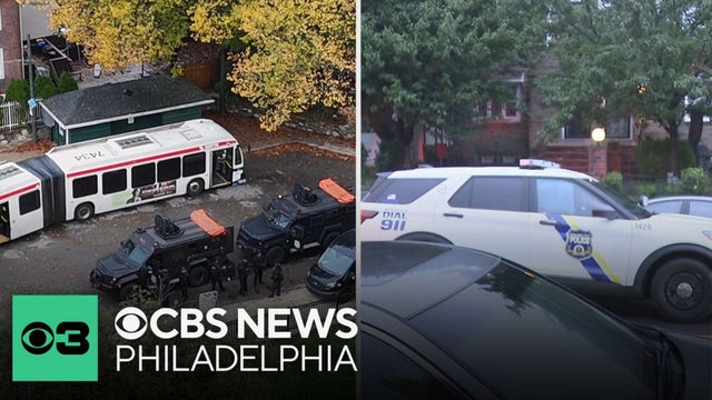 Man suspected of fatally shooting 2 women in Philadelphia barricades himself on SEPTA bus