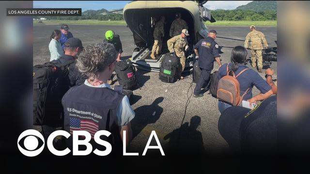 Los Angeles County firefighters help recovery efforts after powerful Panama earthquake