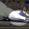 Lufthansa jet aborts LAX landing, narrowly avoids hitting tail on runway