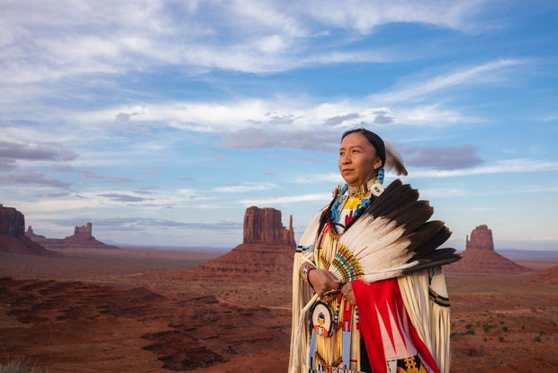 Navajo Woman Portrait 