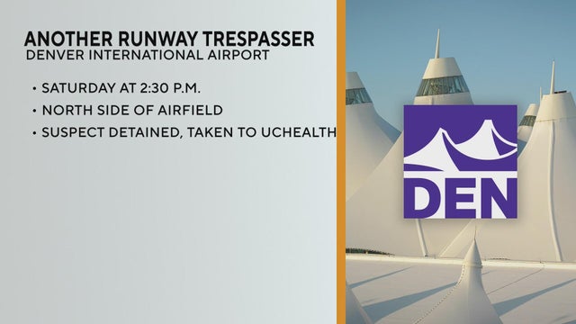 Denver International Airport confirms runway trespasser
