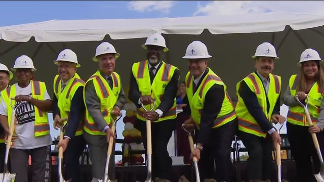 LeClaire Courts groundbreaking ceremony 