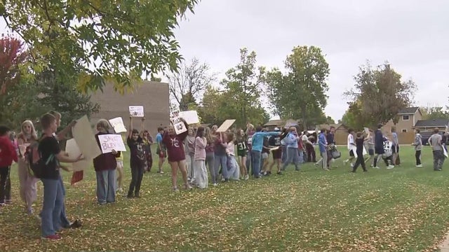Students walk out to protest planned closure of Northern Colorado school
