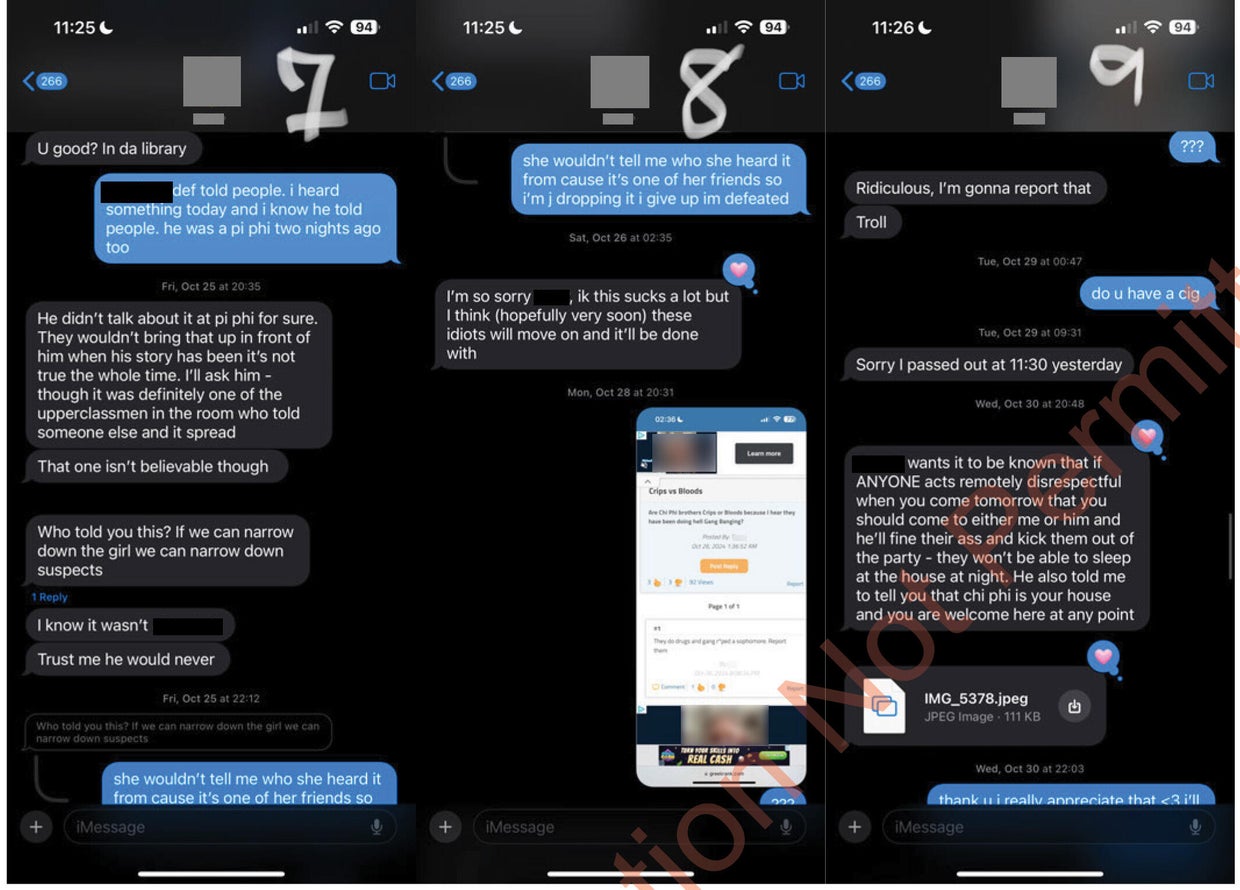 New details in text messages between Jane Doe and Cornell fraternity ...