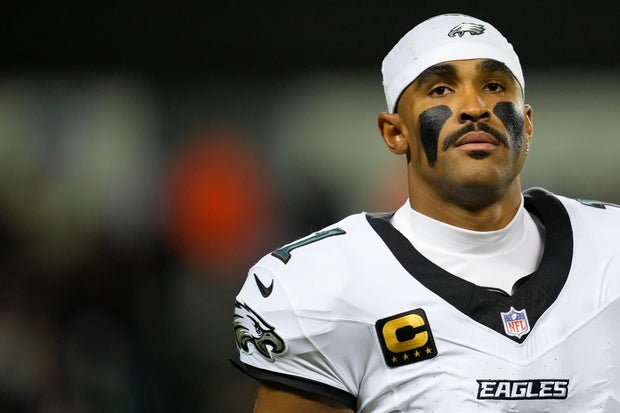 Jalen Hurts during a game