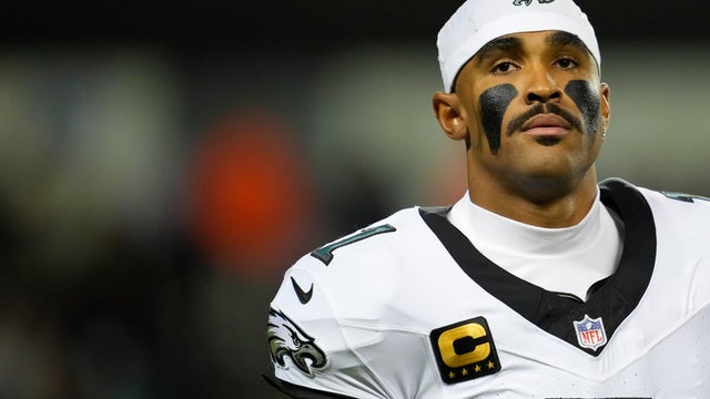 Jalen Hurts during a game 