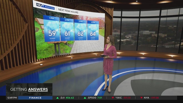 Cooler today with rain on the way