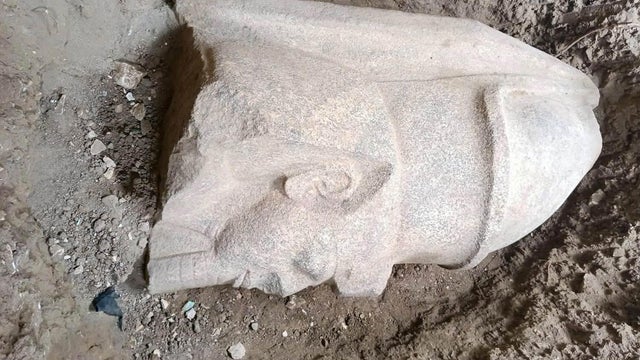 A farmer in Egypt discovered ruins honoring King Ramses II. 