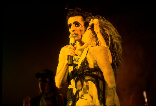 American Rock Singer Alice Cooper at the Uptown Theater in Chicago, Illinois