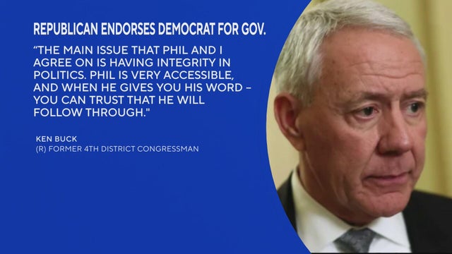 Republican Ken Buck endorses Democrat Phil Weiser for Governor