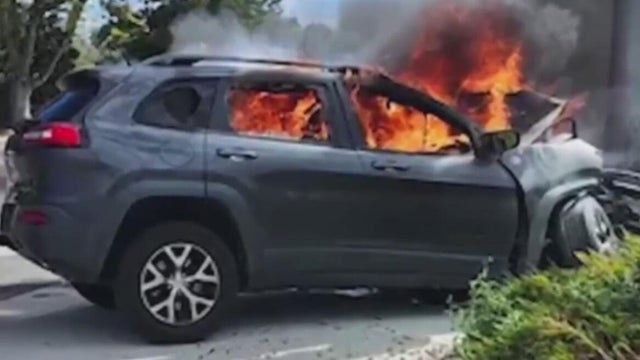 Off-duty Jeffco deputy pulls unconscious driver from burning vehicle after crash