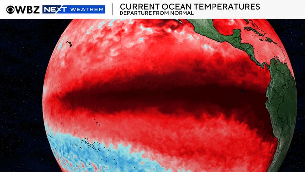 WBZ Current Ocean Temperatures