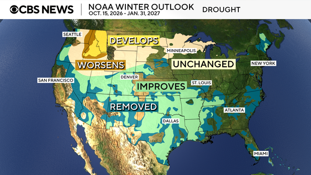 Winter weather outlook map 