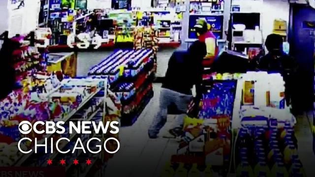 Surveillance video captures group taking ATM from gas station in Englewood