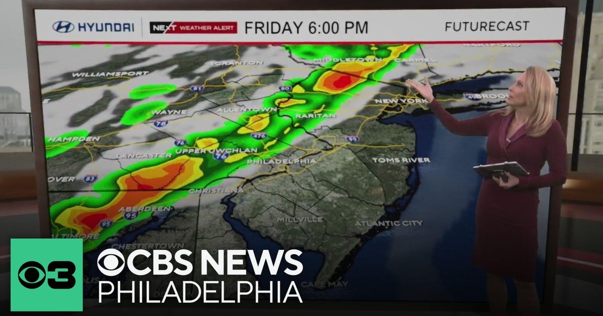 Severe weather could bring showers, thunderstorms to Philadelphia ...
