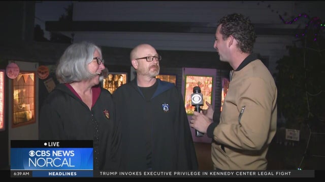 Sunnyvale couple transforms home into Harry Potter-themed village for Halloween
