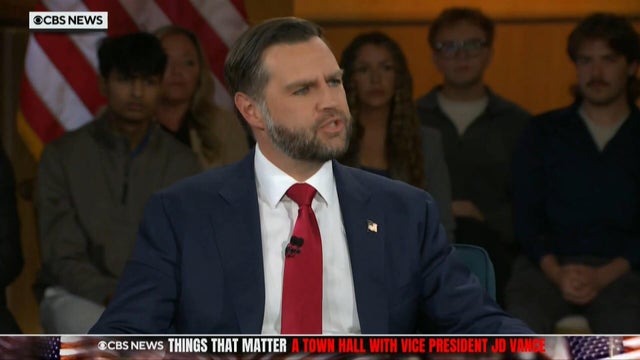Vance talks economy at town hall
