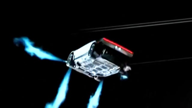 Musk unveils flying Tesla prototype