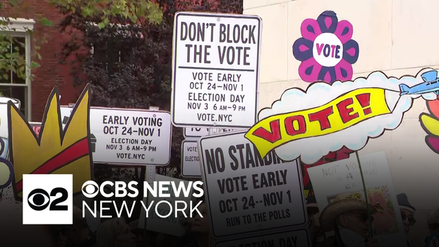 No Kings rally in NYC focus on early voting, voter turnout