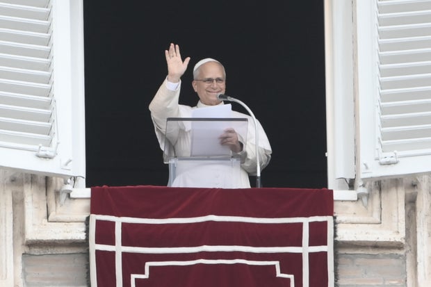 Pope Leo XIV leads Angelus prayer at Vatican