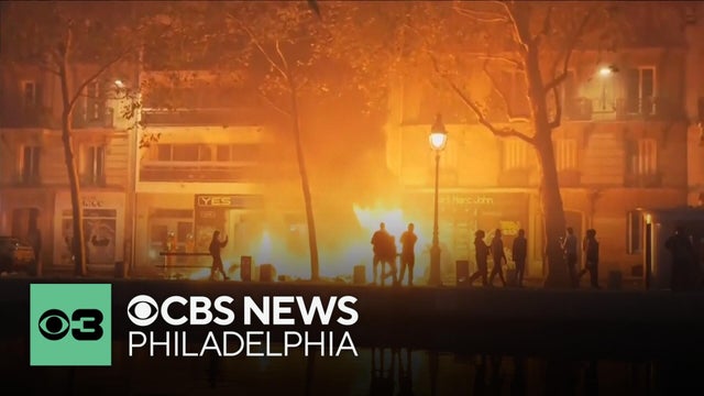 Fires set, tear gas deployed after protests in France turn into destructive riots
