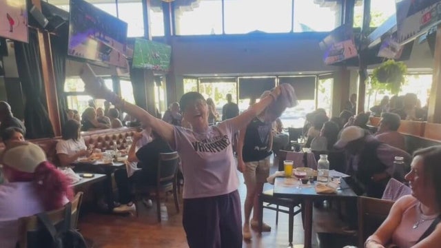 Valkyries fans attend watch parties for Game 1 of WNBA Finals against Atlanta