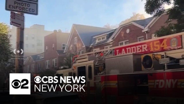 FDNY takes on garage fire in Queens