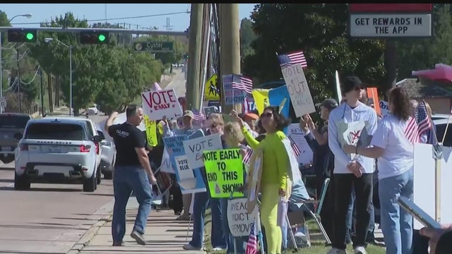 Hundreds join &ldquo;No Kings&rdquo; protests in North Texas ahead of voting