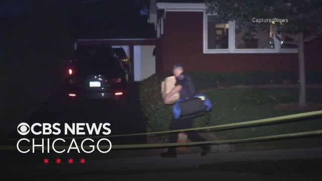 Police investigation in progress at house in Mundelein, Illinois