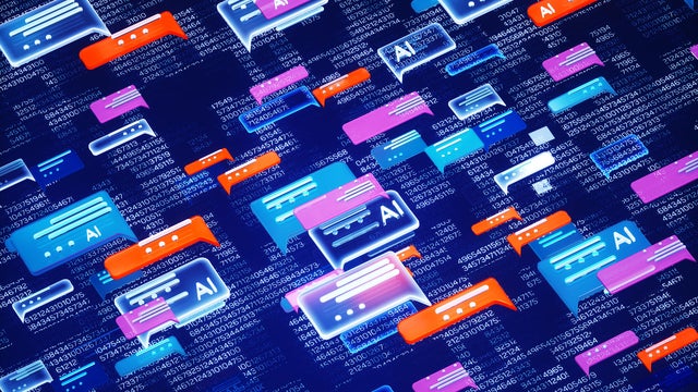 AI chat icons 