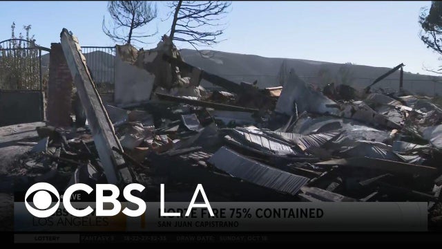 Norte Fire in San Juan Capistrano reaches 75% containment