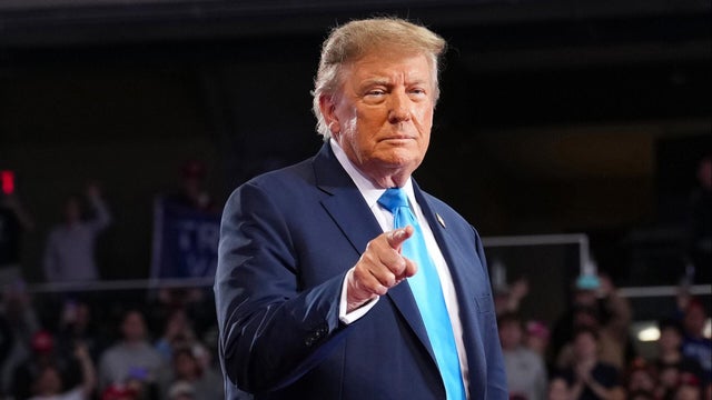 Trump in Kansas amid tight Senate race