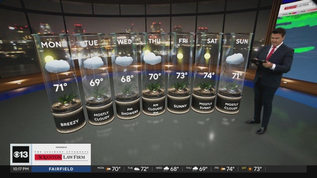 Saturday night Northern California weather forecast - October 18, 2026