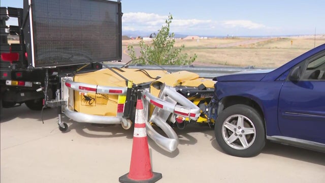 Colorado Department of Transportation trucks unveiled to protect emergency responders from crashes