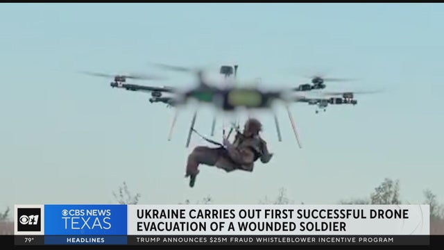 Ukraine carries out first successful drone rescue of wounded soldier