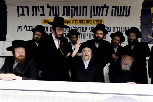 Ultra-Orthodox Jews Protest Imprisonment Of Israeli Draft Dodgers 