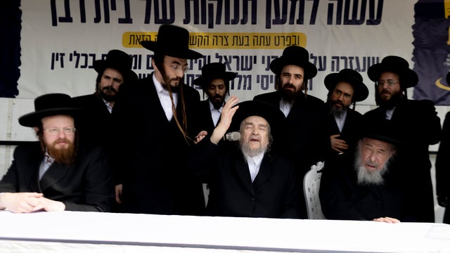 Ultra-Orthodox Jews Protest Imprisonment Of Israeli Draft Dodgers 