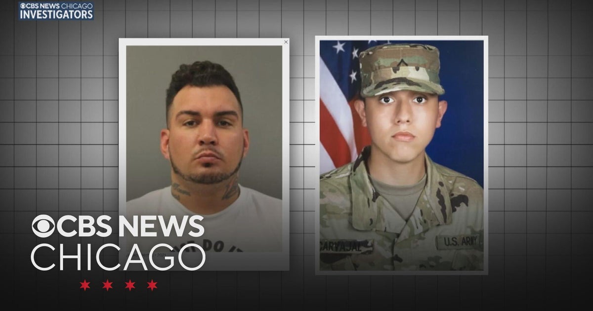 Suspect in murder of Illinois national guardsman added to FBI's "Most Wanted List"