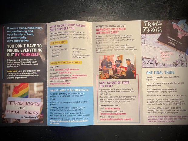 transgender mailers Texas 2026 midterms