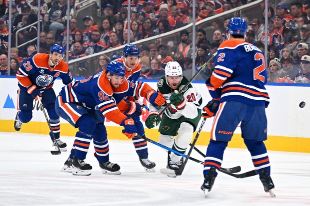 Minnesota Wild v Edmonton Oilers
