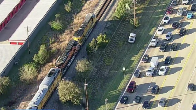 Passenger train engine catches fire in Watauga, blocks crossing