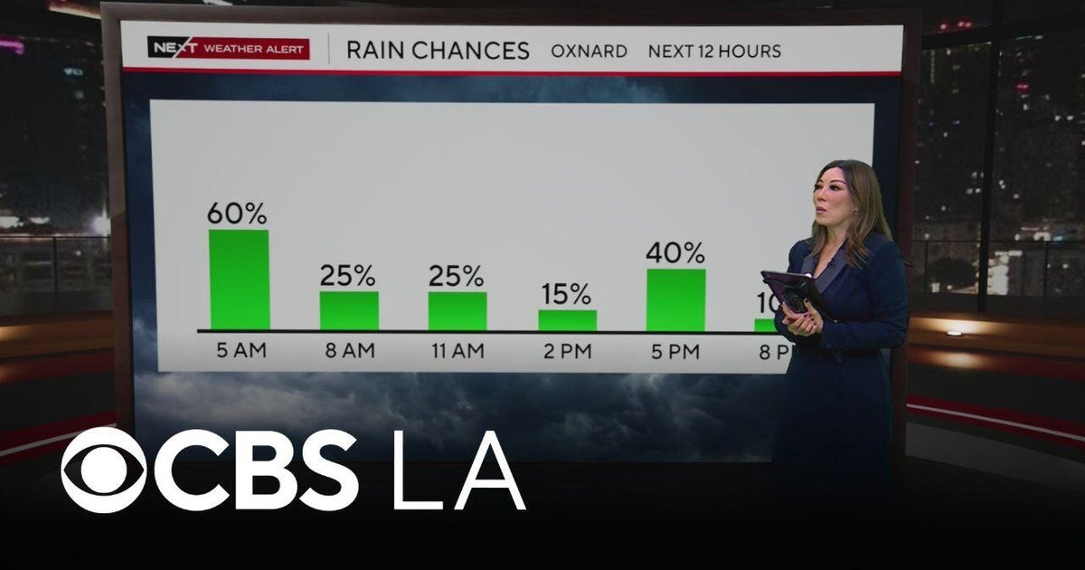 Showers will continue in Southern California through Thursday - CBS Los ...