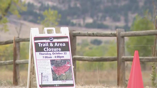 Some trails closed in Boulder County Thursday during plane crash wreckage recovery