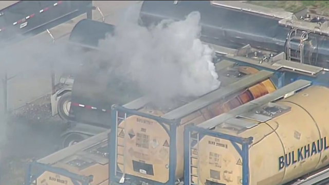 Evacuation zone shrinks to half-a-mile radius after Toledo chemical leak