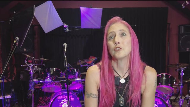 Breast cancer survivor uses her passion for drumming to inspire others