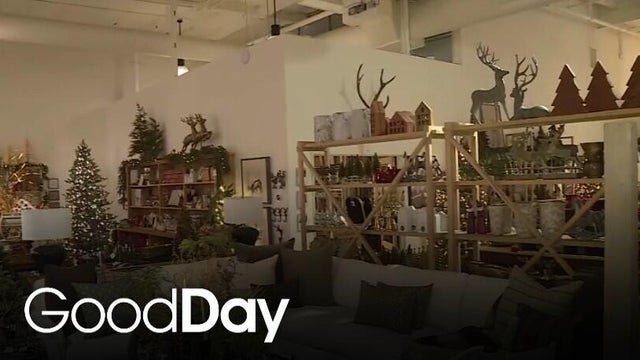 Holiday decor at The Shop