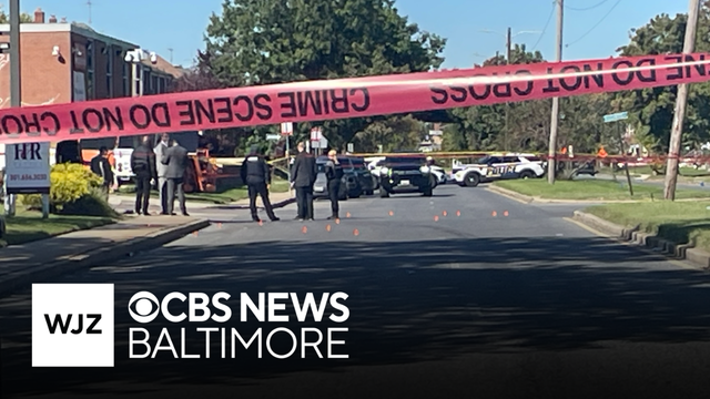 Baltimore officer shoots man who pointed gun at him near Erdman Shopping Center